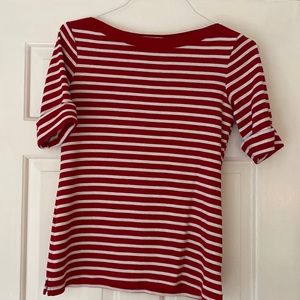 Striped loose fit tee from Karen Scott